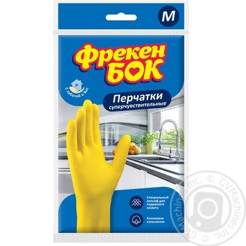 Rubber gloves Freken bok size M - buy, prices for MegaMarket - photo 1