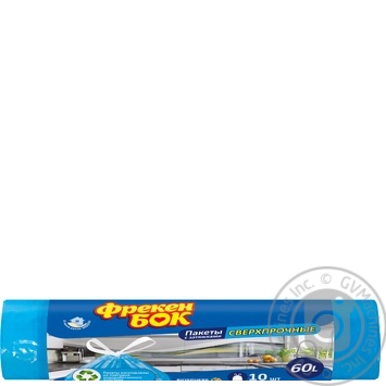 Trash bags Freken Bok 60L 10pcs - buy, prices for MegaMarket - photo 1