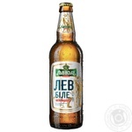 Пиво Львівське Лев Біле світле нефільтроване спеціальне пастеризоване 4,7% 0,5л