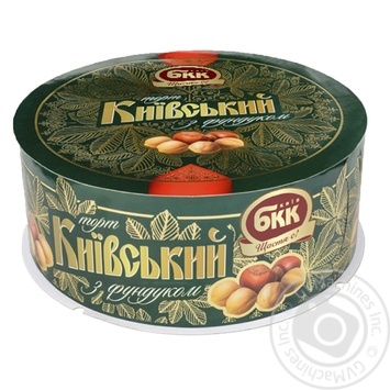 Cake Bkk Kyivskyy with hazelnuts 450g - buy, prices for MegaMarket - photo 1