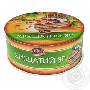 Торт БКК Крещатый яр 850г - купить, цены на Auchan - фото 3