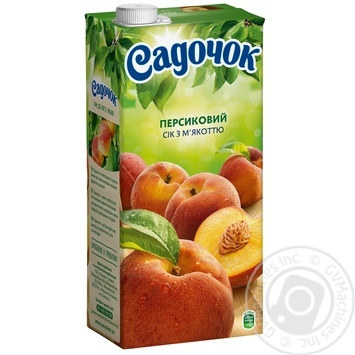 Сок Садочок персиковый 1,93л купить, цены на МегаМаркет - фото 1