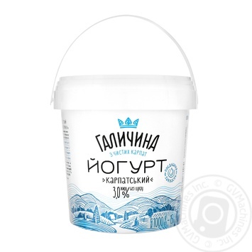 Yogurt Galychyna Karpatskyy sugar free 3% 1000ml - buy, prices for MegaMarket - photo 1