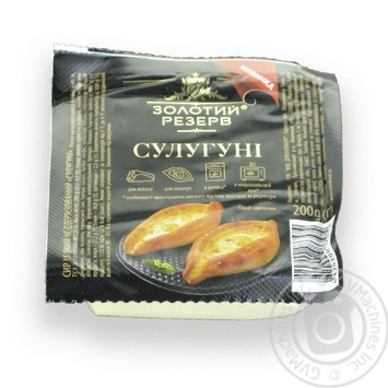 Сыр Золотой резерв Сулугуни мягкий чеддеризированный 45% 200г купить, цены на МегаМаркет - фото 1