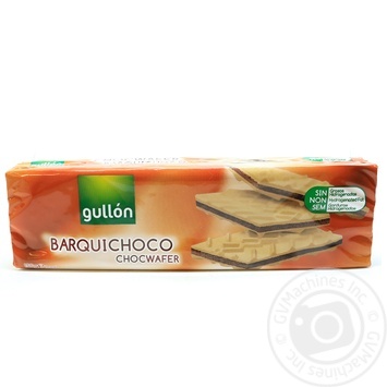 Вафлі Gullon Barquicoco шоколадні 150гр х16 купити, ціни на МегаМаркет - фото 1