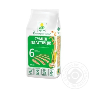 Суміш пластівців Терра 6 видів зернових швидкого приготування 400г