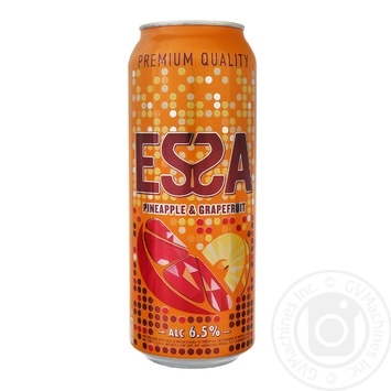 Пиво Essa Pineapple&Grapefruit светлое 6,5% 0,5л - купить, цены на Чудо Маркет - фото 1