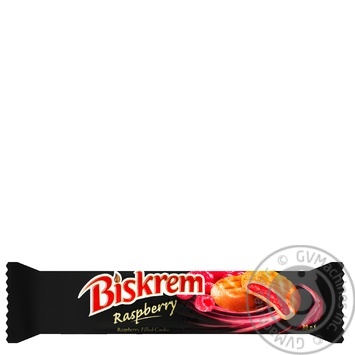 Ulker Biskrem Biscuits with Raspberry Filling 80g - buy, prices for MegaMarket - photo 1