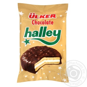 Печенье-сэндвич Ulker Halley шоколадное с маршмеллоу 30г - купить, цены на ULTRAMARKET - фото 1