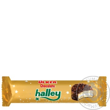 Ulker Halley Chocolate Sandwich Cookies with Marshmallows 77g - buy, prices for - photo 1