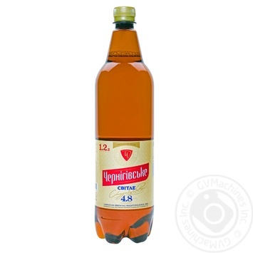 Chernigivske Light Beer 4.6% 1.2l - buy, prices for Vostorg - photo 1