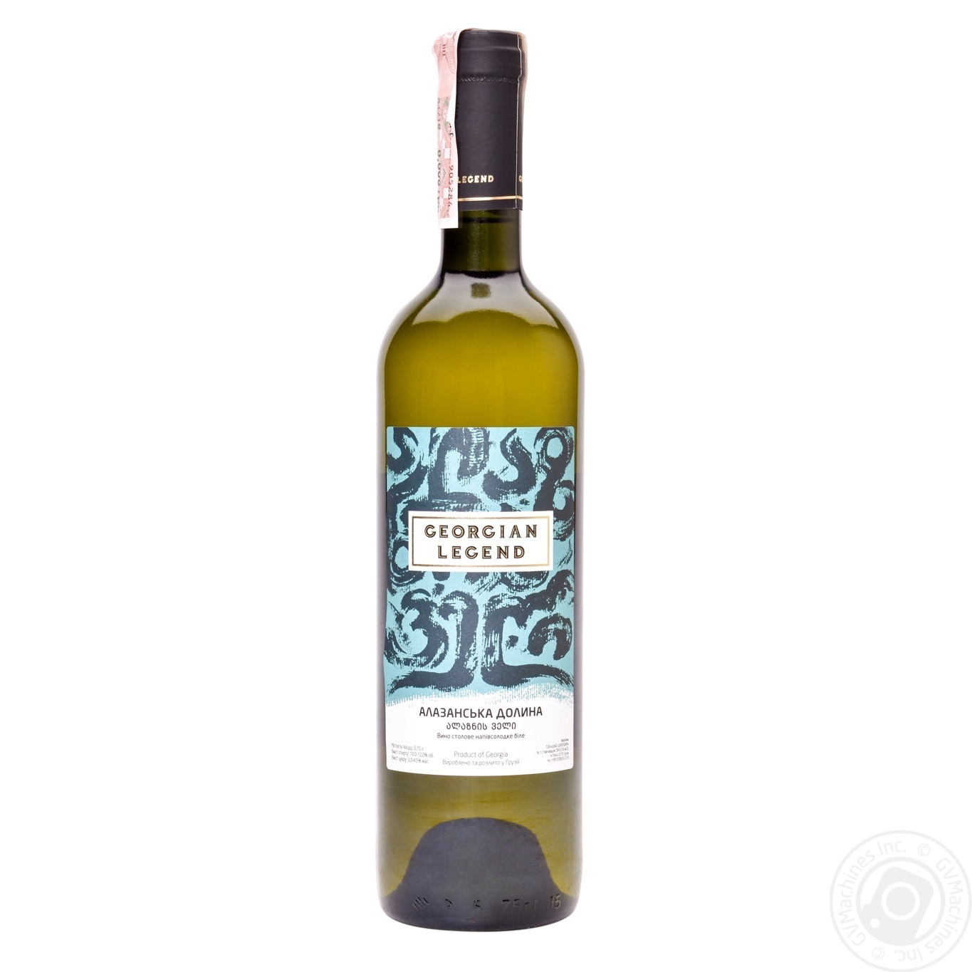 

Вино Georgian Legend Алазанская долина белое полусладкое 12% 0,75л
