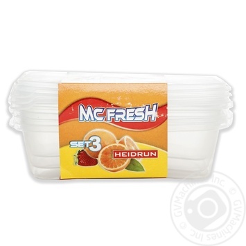 Набір судків Heidrun MC Fresh 3шт 0,9л - купити, ціни на - фото 3