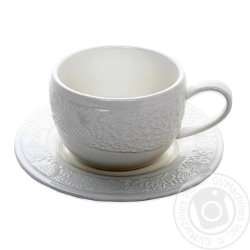 Чашка Krauff Garden Collection з блюдцем 250мл - купити, ціни на - фото 1