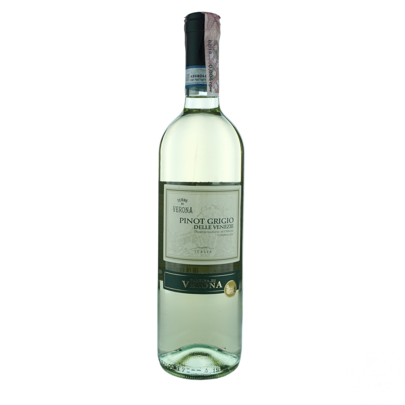 

Вино Terre Di Verona Pinot Griqio Delle Venezie DOC белое сухое 12.5% 0,75л