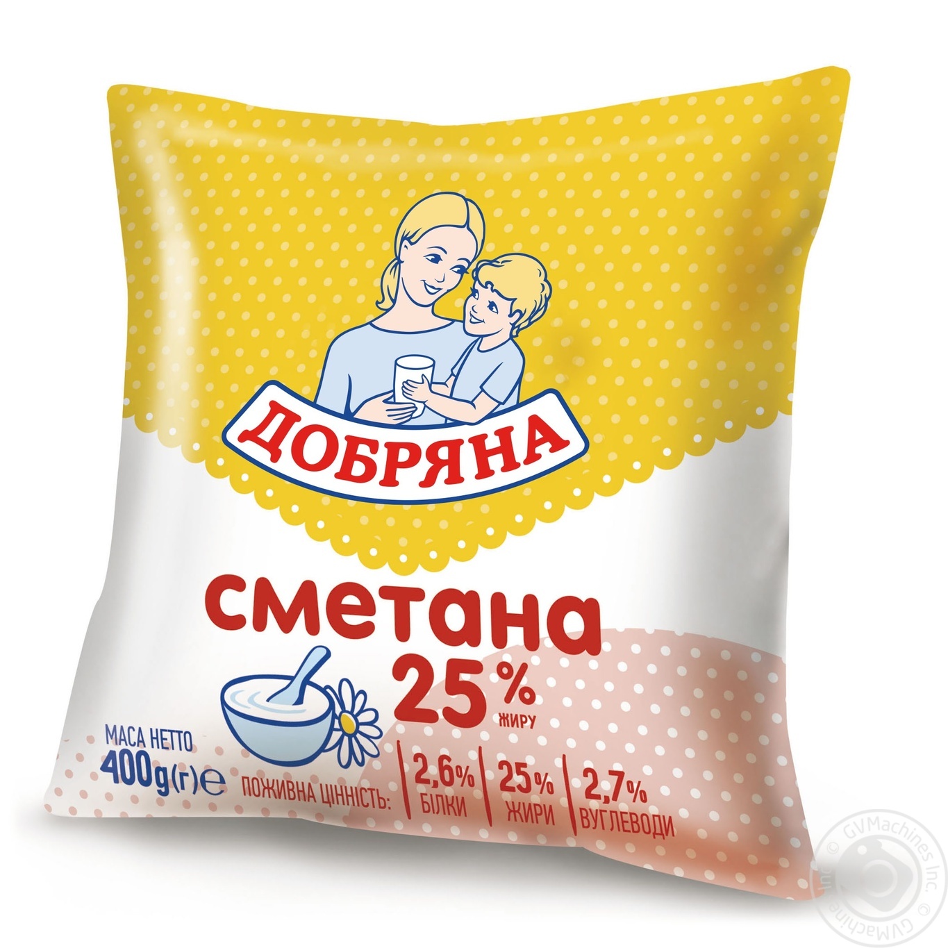 

Сметана Добряна 25% 400г