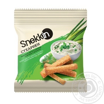 Snekkin Sour Cream and Herbs Flavored Rusks 35g - buy, prices for NOVUS - photo 2