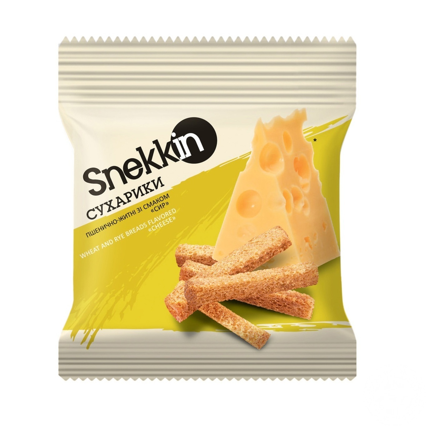 

Сухарики Snekkin пшенично-ржаные со вкусом сыра 35г
