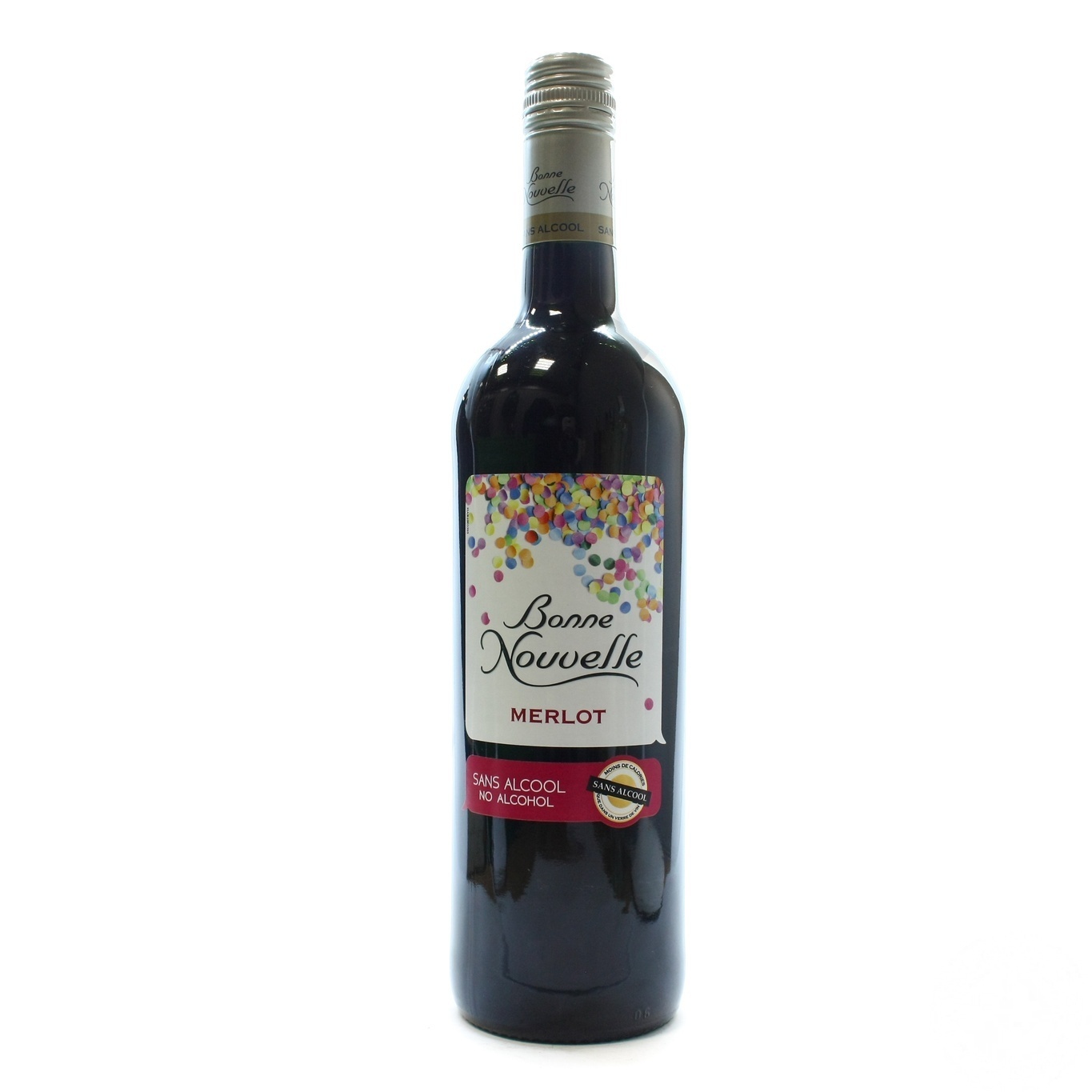 

Вино Bone Nouvelle Merlot красное полусладкое безалкогольное 0.5% 0,75л