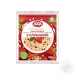 Каша овсяная AXA с клубникой моментального приготовления 40г