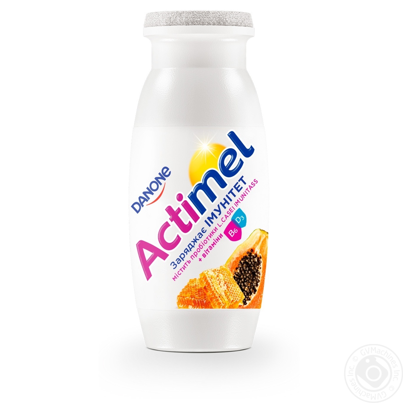

Продукт кисломолочный Danone Actimel Папайя-Мед 6*100г