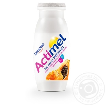 Продукт кисломолочний Danone Actimel Папая-мед-прополіс 100г - купити, ціни на МегаМаркет - фото 1