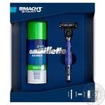 Подарочный набор Gillette Пена для бритья 100 мл + Станок с сменной кассетой для чувствительной кожи