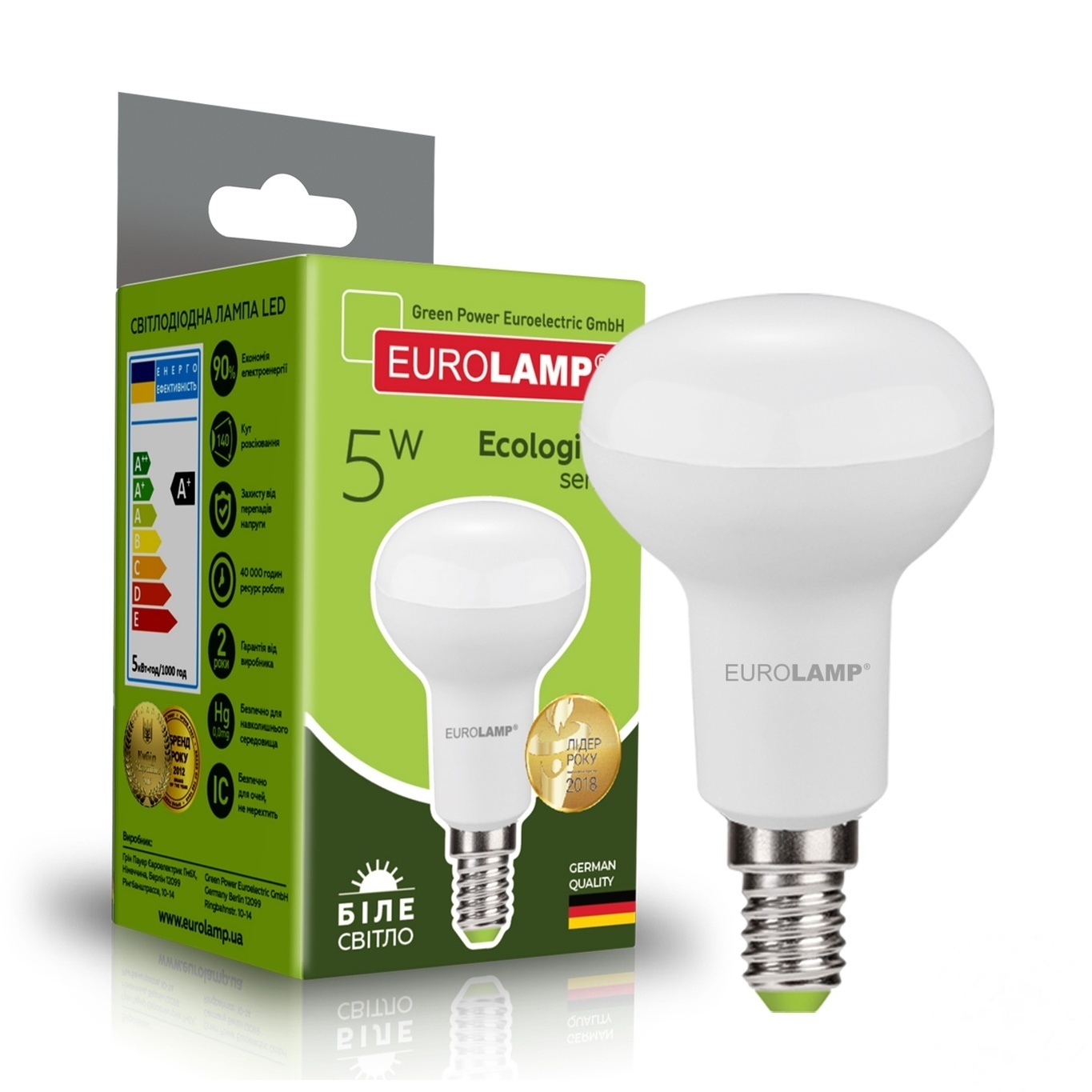

Лампа Eurolamp LED P R39 5W E14 4000K