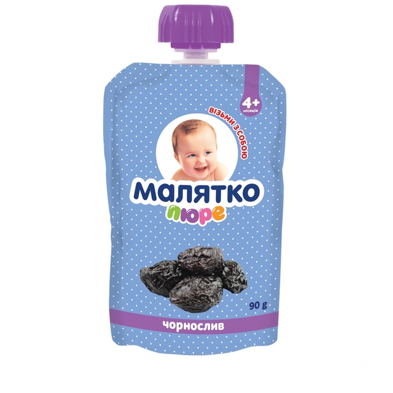 

Пюре Малятко чернослив 90г