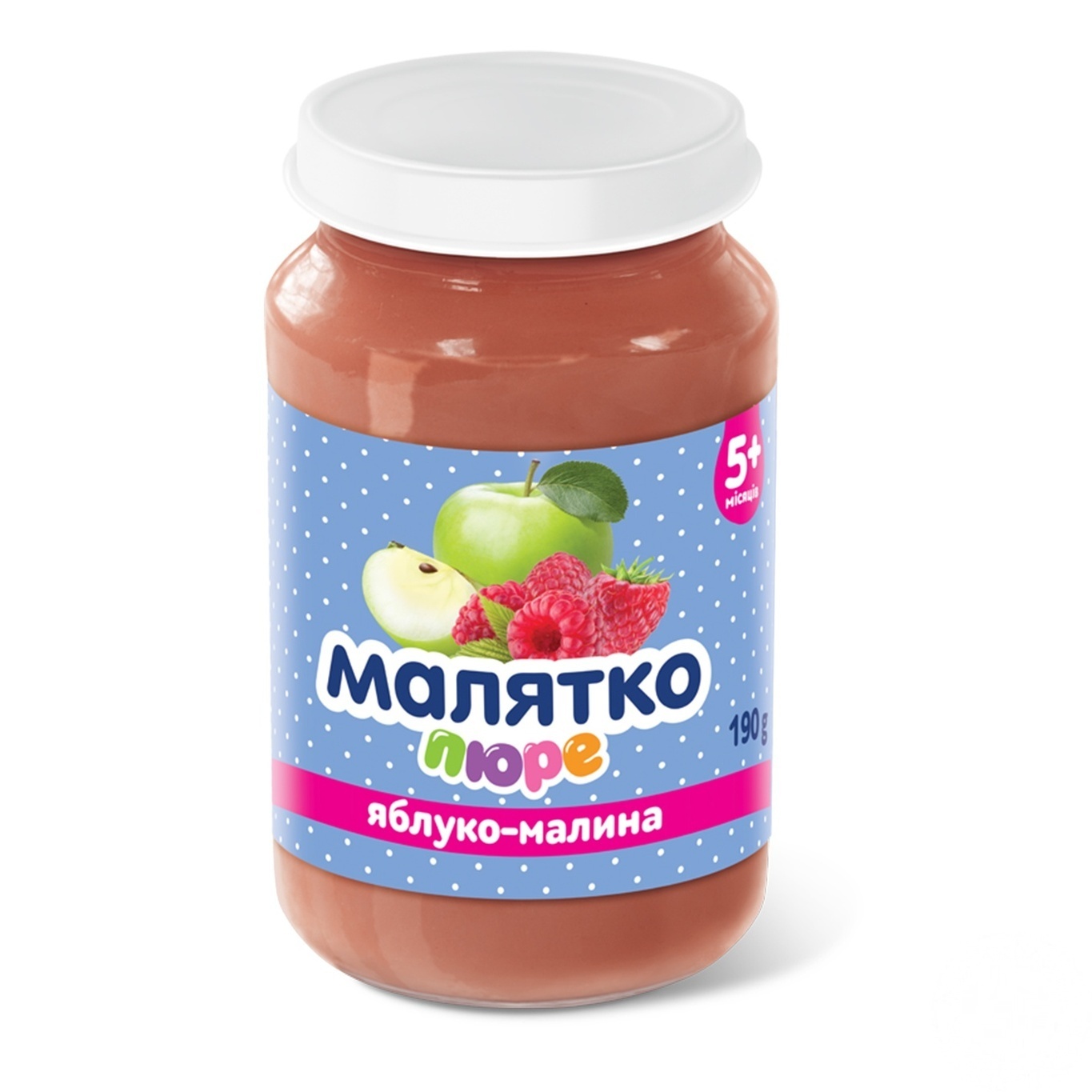 

Пюре Малятко яблоко-малина 190г