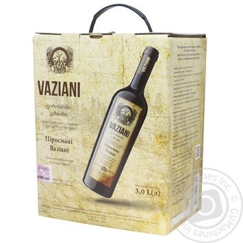 Vaziani Pirosmani Red Semi Dry Wine 9-14% 3l Vaziani Pirosmani Red Semi Dry Wine 9-14% 3l - buy, prices for - photo 1
