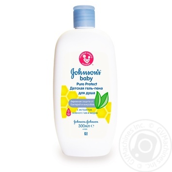 Johnson's Baby Pure Protect Baby For Bathing Gel-Foam 300ml - buy, prices for MegaMarket - photo 1