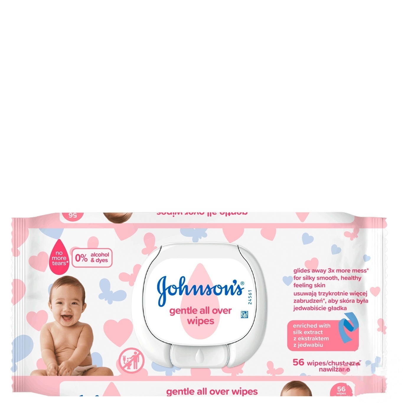 

Салфетки влажные Johnson's Baby Ласковая забота 56шт