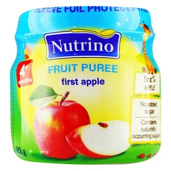 Nutrino First Apple Puree for Children from 4 Months 80g - buy, prices for - photo 1