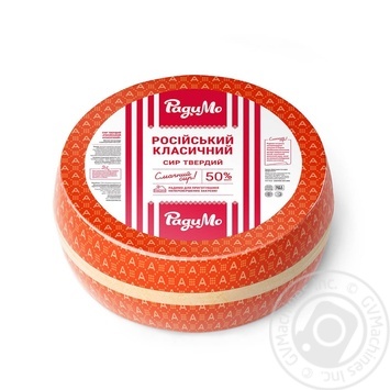 RadyMo Russian Cheese solid 50% - buy, prices for Auchan - photo 1