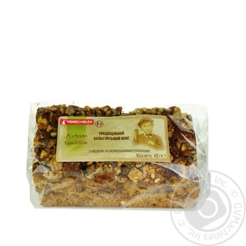 Vondelmolen Belgian cupcake with honey and walnuts 400g - buy, prices for Auchan - photo 1