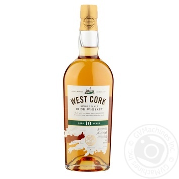 West Cork Irish Whiskey 10 yrs 40% 0.7l - buy, prices for Vostorg - photo 1