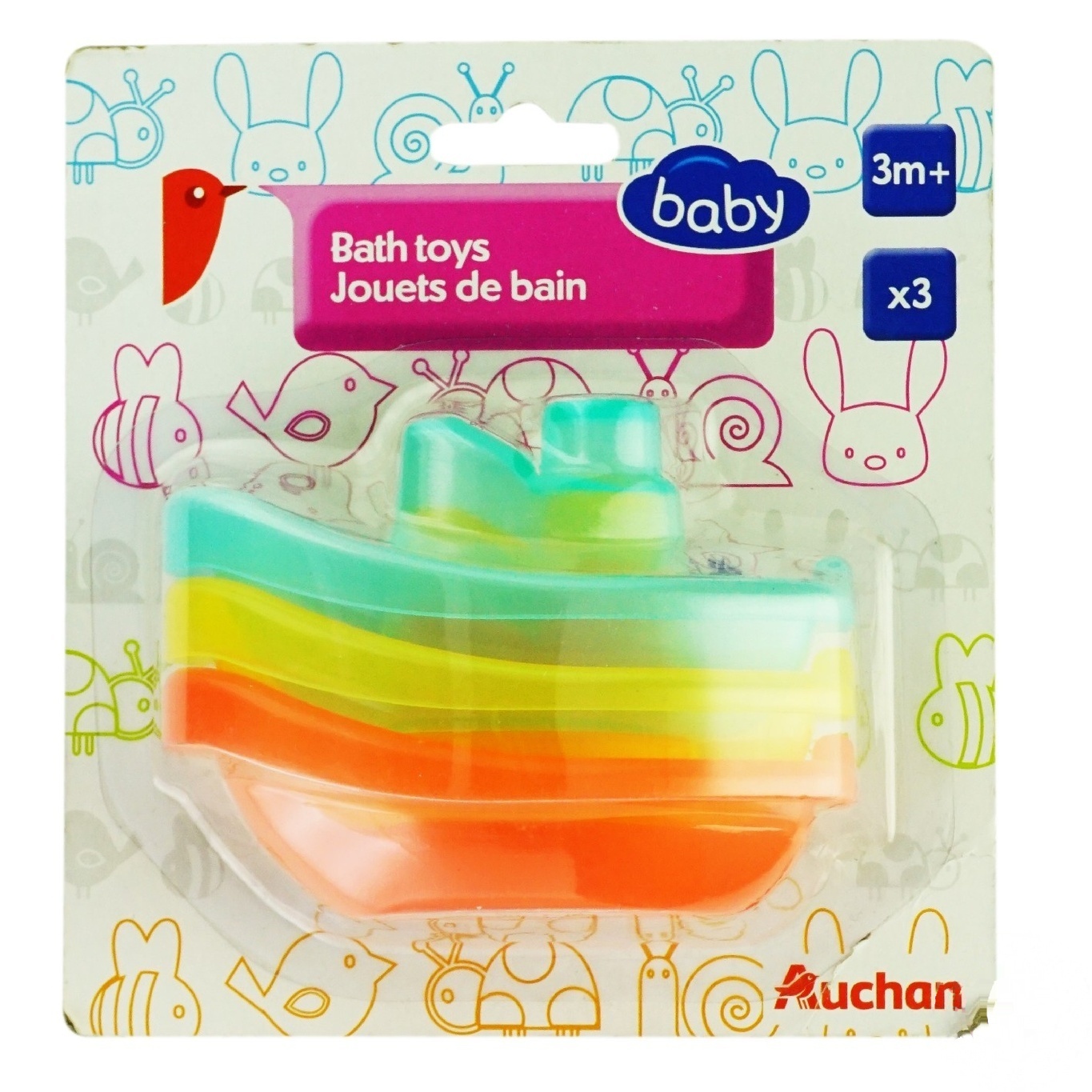 

Игрушки Ашан Baby Лодочки для ванны