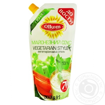 Olkom Vegetarian Mayonnaise 53% - buy, prices for MegaMarket - photo 1