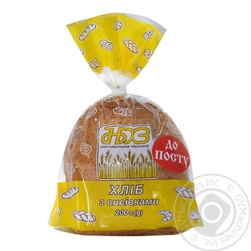 Хлеб НБХЗ с отрубями 200г - купить, цены на Auchan - фото 1