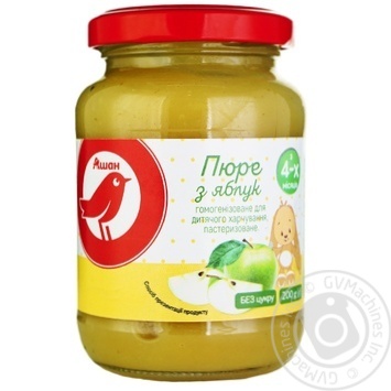 Auchan puree of apples for children from 4 months 200g