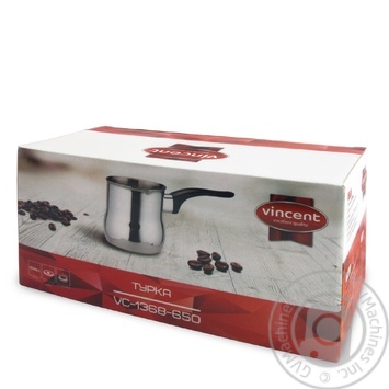Турка Vincent нержавеющая сталь 250мл - купить, цены на - фото 2