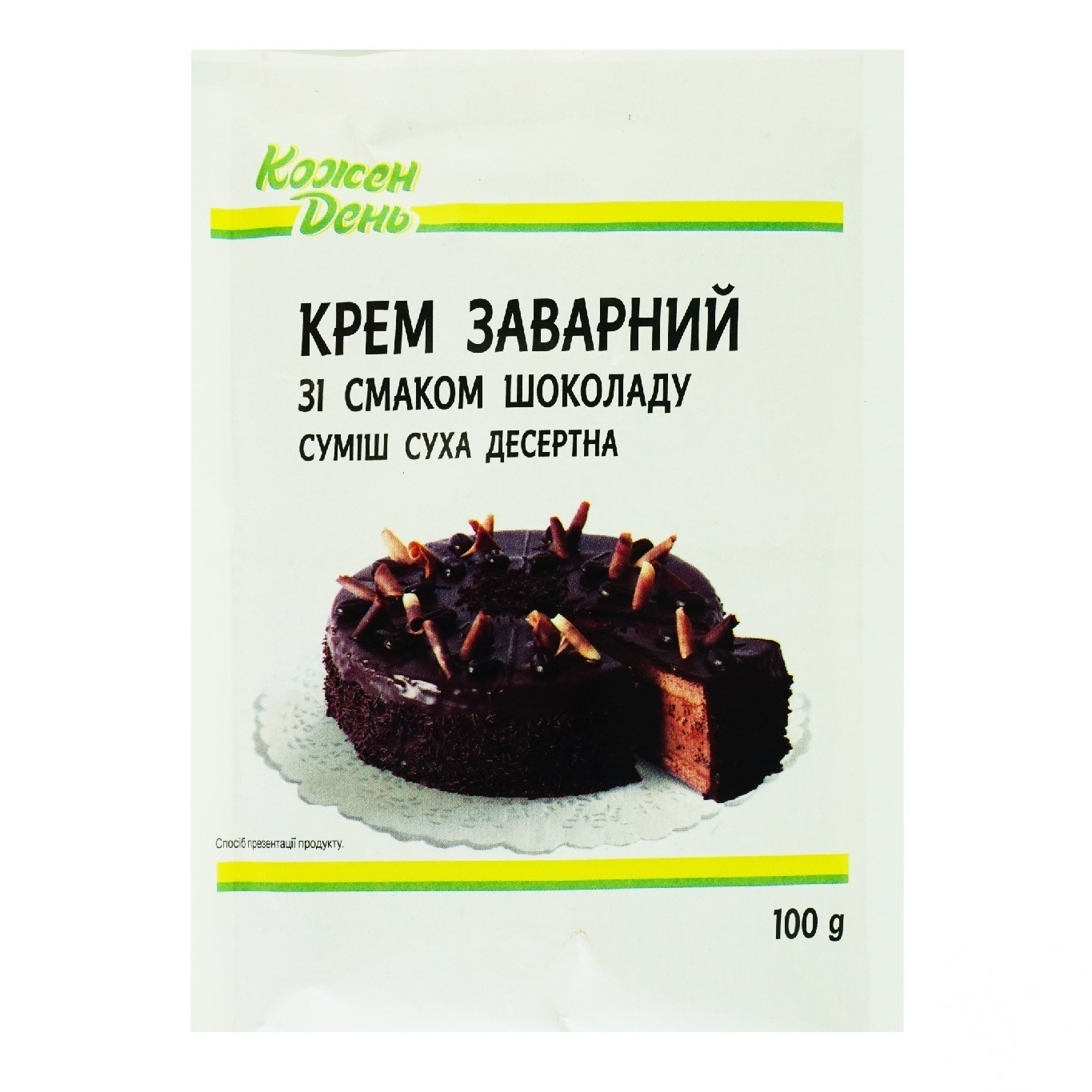 

Крем Каждый день заварной со вкусом шоколада 100г