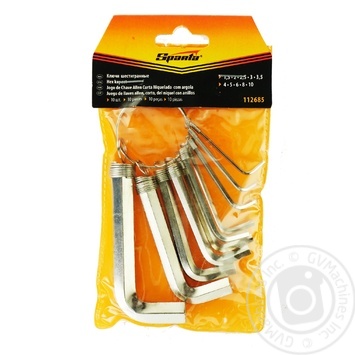 Sparta Hexagonal keys 10pcs - buy, prices for Auchan - photo 1