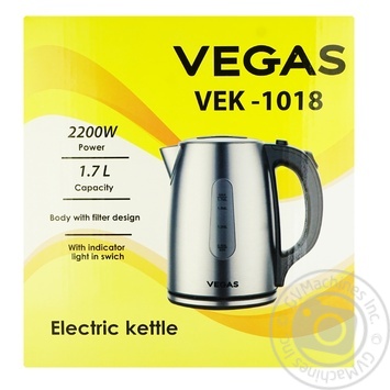 Електрочайник Vegas VEK-1018