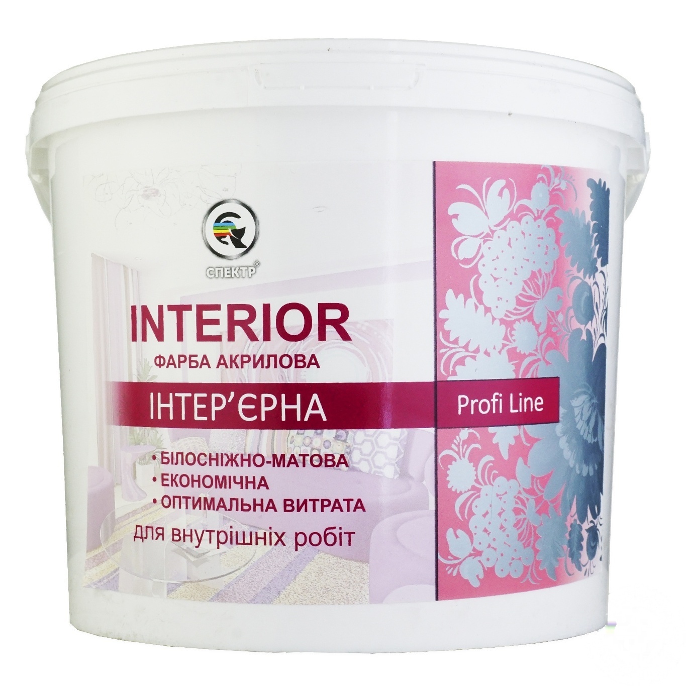

Краска Спектр Profi Line акриловая 6.3кг C-20