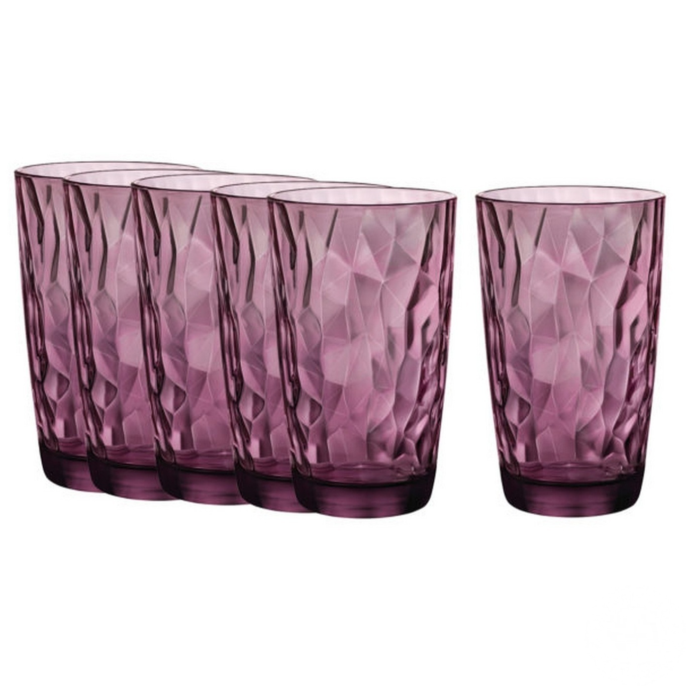 

Стакан Bormiolli Rocco для воды Diamond Cooler Purple 470мл