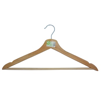 Auchan Wooden Hanger 43cm - buy, prices for Auchan - photo 1