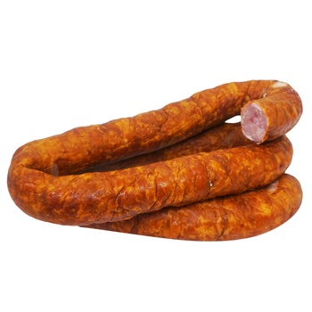 Homemade style smoked-boiled sausage