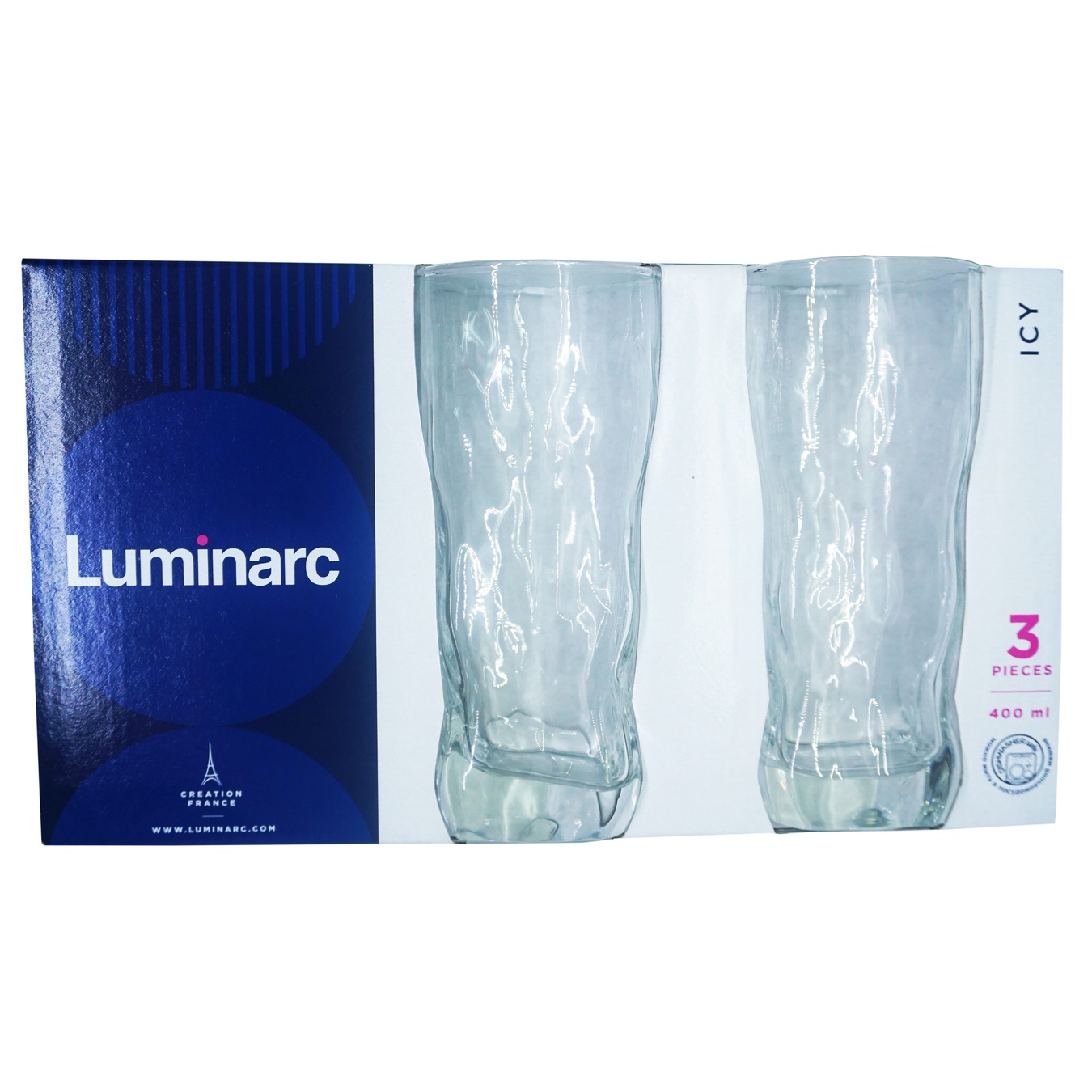 

Набор стаканов Luminarc стеклянный 3шт 400мл